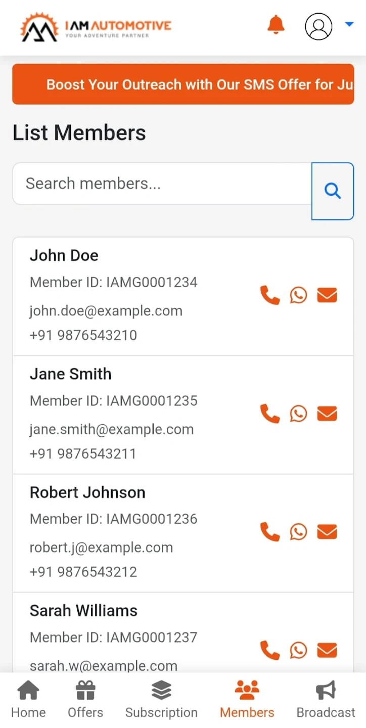 Mobile App Screenshot